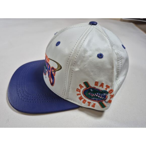 Vintage Florida Gators Hat Cap Modern Leather NCAA Football Made in the USA - Picture 3 of 6